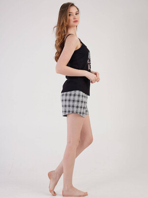 Купить Хлопковая пижама с майкой на бретельках VIENETTA 2126370807 в Украина в Lingerie.ua - Одяг для дому та відпочинку, Фото 4