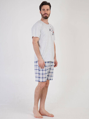 Купить Комплект с шортами в клетку VIENETTA MAN 2120840774 в Украина в Lingerie.ua - Одяг для дому та відпочинку, Фото 2