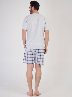 Купить Комплект с шортами в клетку VIENETTA MAN 2120840774 в Украина в Lingerie.ua - Одяг для дому та відпочинку, Фото 5