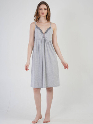 Хлопковый комплект из халата и ночной сорочки VIENETTA 2123700000