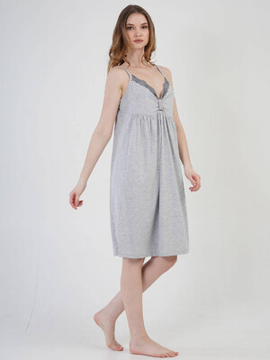 Купить Хлопковый комплект из халата и ночной сорочки VIENETTA 2123700000 в Украина в Lingerie.ua - Одяг для дому та відпочинку, Фото 3