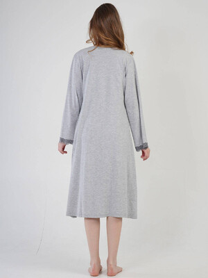 Купить Хлопковый комплект из халата и ночной сорочки VIENETTA 2123700000 в Украина в Lingerie.ua - Одяг для дому та відпочинку, Фото 10