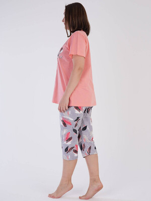 Купить Хлопковая пижама с капри VIENETTA 2120980554 в Украина в Lingerie.ua - Одяг для дому та відпочинку, Фото 2