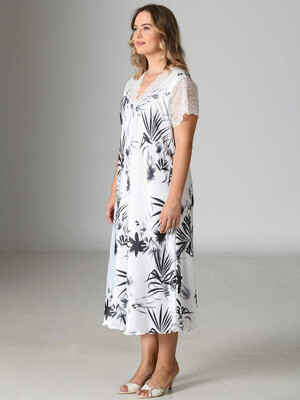 Купить Шовкова нічна сорочка з мереживом VIENETTA 1611045110 в Украина