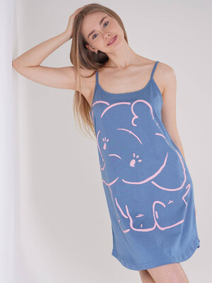 Купить Хлопковая туника на бретельках VIENETTA 2113380000 в Украина в Lingerie.ua - Одяг для дому та відпочинку, Фото 7