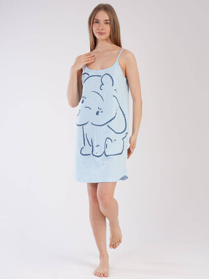 Купить Хлопковая туника на бретельках VIENETTA 2113380000 в Украина в Lingerie.ua - Одяг для дому та відпочинку, Фото 8