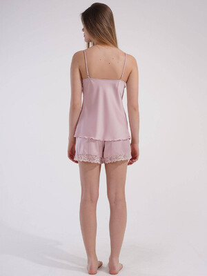 Купить Шелковая пижама с кружевом VIENETTA SATEEN 1612005026 в Украина в Lingerie.ua - Одяг для дому та відпочинку, Фото 3