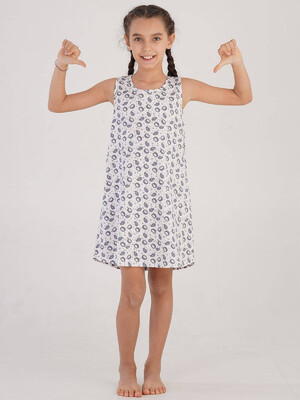 Купить Хлопковая ночная сорочка без рукавов VIENETTA 2127107601  в Украина в Lingerie.ua - Одяг для дому та відпочинку, Фото 4