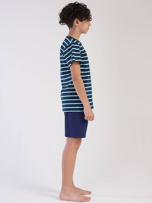 Купить Хлопковый комплект с футболкой в полоску VIENETTA KIDS 2127642100 в Украина в Lingerie.ua - Одяг для дому та відпочинку, Фото 2