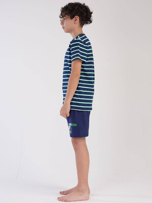 Купить Хлопковый комплект с футболкой в полоску VIENETTA KIDS 2127642100 в Украина в Lingerie.ua - Одяг для дому та відпочинку, Фото 4