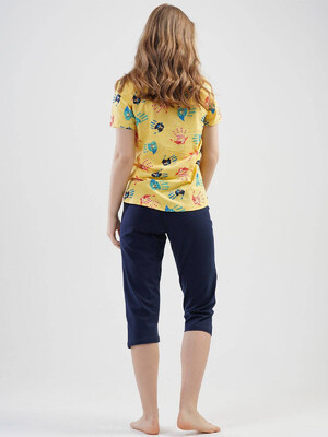 Купить Хлопковый комплект с капри VIENETTA 1115190717 в Украина в Lingerie.ua - Одяг для дому та відпочинку, Фото 2