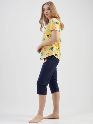 Купить Хлопковый комплект с капри VIENETTA 1115190717 в Украина в Lingerie.ua - Одяг для дому та відпочинку, Фото 6