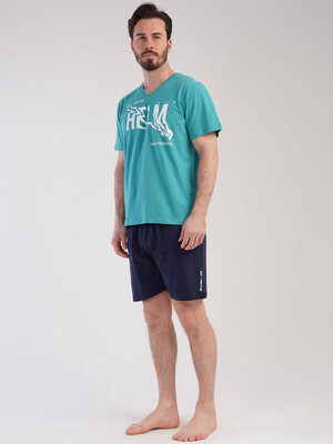 Купить Хлопковый комплект с шортами VIENETTA MAN 2124180000 в Украина в Lingerie.ua - Одяг для дому та відпочинку, Фото 1