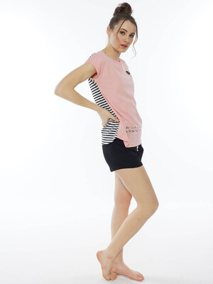 Купить Хлопковый комплект с шортами VIENETTA 0120141006 в Украина в Lingerie.ua - Одяг для дому та відпочинку, Фото 2