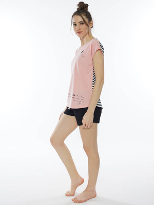 Купить Хлопковый комплект с шортами VIENETTA 0120141006 в Украина в Lingerie.ua - Одяг для дому та відпочинку, Фото 3