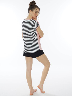 Купить Хлопковый комплект с шортами VIENETTA 0120141006 в Украина в Lingerie.ua - Одяг для дому та відпочинку, Фото 4