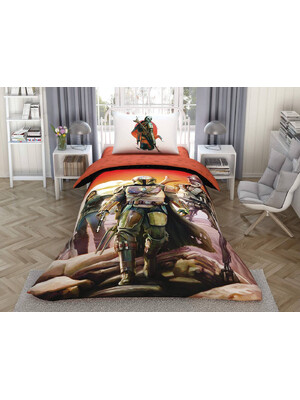 Купить Односпальный комплект постельного белья ТАС Disney Star Wars Mandalorian с простыней на резинке в Украина в Lingerie.ua - Одяг для дому та відпочинку, Фото 2