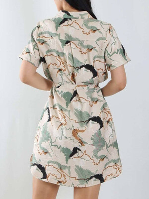 Купить Халат из штапеля на пуговицах с коротким рукавом JEN 03125 в Украина в Lingerie.ua - Одяг для дому та відпочинку, Фото 2