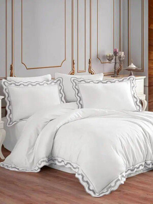 Купить КОМПЛЕКТ ПОСТІЛЬНОЇ БІЛИЗНИ ДВОСПАЛЬНИЙ MAISON D`OR La Reine в Украина в Lingerie.ua - Одяг для дому та відпочинку, Фото 3