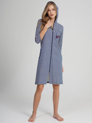 Купить Халат женский VIENETTA 1100031913 на молнии 3\4 рукав в Украина в Lingerie.ua - Одяг для дому та відпочинку, Фото 5