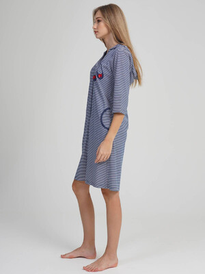 Купить Халат женский VIENETTA 1100031913 на молнии 3\4 рукав в Украина в Lingerie.ua - Одяг для дому та відпочинку, Фото 7