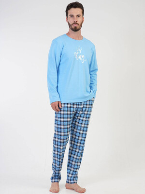 Купить Пижама мужская VIENETTA MAN 2080215877 из хлопка в Украина в Lingerie.ua - Одяг для дому та відпочинку, Фото 2