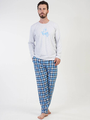 Купить Пижама мужская VIENETTA MAN 2080215877 из хлопка в Украина в Lingerie.ua - Одяг для дому та відпочинку, Фото 3