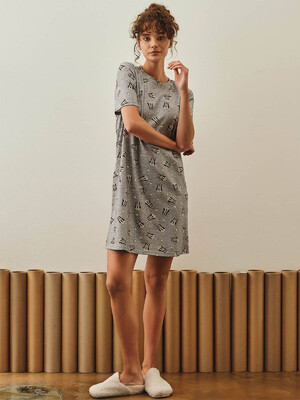 Купить Хлопковая туника с коротким рукавом HAYS 27450 в Украина в Lingerie.ua - Одяг для дому та відпочинку, Фото 14