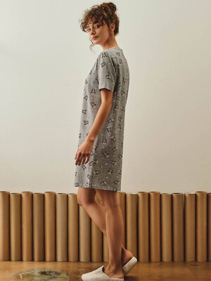 Купить Хлопковая туника с коротким рукавом HAYS 27450 в Украина в Lingerie.ua - Одяг для дому та відпочинку, Фото 12