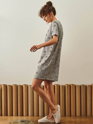 Купить Хлопковая туника с коротким рукавом HAYS 27450 в Украина в Lingerie.ua - Одяг для дому та відпочинку, Фото 11