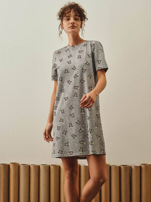 Купить Хлопковая туника с коротким рукавом HAYS 27450 в Украина в Lingerie.ua - Одяг для дому та відпочинку, Фото 4