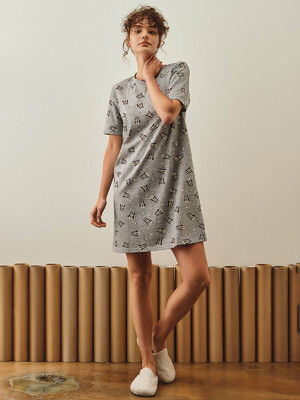 Купить Хлопковая туника с коротким рукавом HAYS 27450 в Украина в Lingerie.ua - Одяг для дому та відпочинку, Фото 3