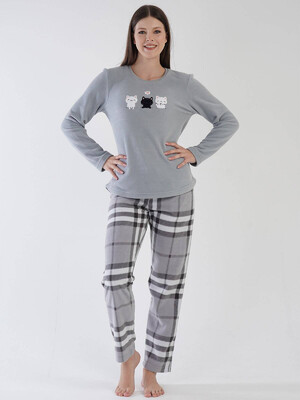 Флисовый теплый домашний костюм VIENETTA 3030340188