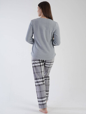 Купить Флисовый теплый домашний костюм VIENETTA 3030340188 в Украина в Lingerie.ua - Одяг для дому та відпочинку, Фото 4