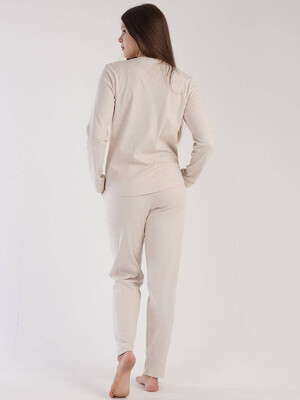 Купить Хлопковый комплект с длинным рукавом VIENETTA 3032410000 в Украина в Lingerie.ua - Одяг для дому та відпочинку, Фото 2