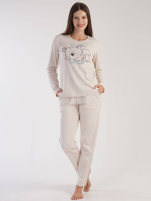 Купить Хлопковый комплект с длинным рукавом VIENETTA 3032410000 в Украина в Lingerie.ua - Одяг для дому та відпочинку, Фото 5