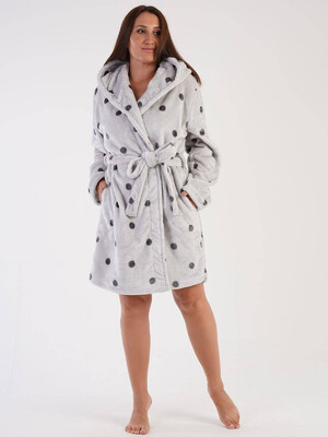 Купить Плюшевый теплый халат с капюшоном VIENETTA 3040682874 в Украина в Lingerie.ua - Одяг для дому та відпочинку, Фото 4