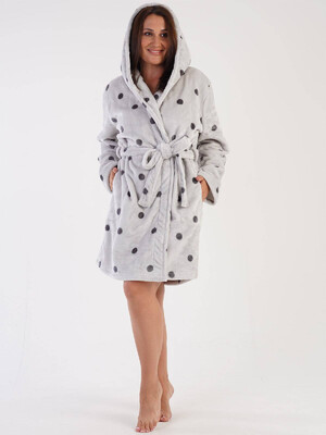 Купить Плюшевый теплый халат с капюшоном VIENETTA 3040682874 в Украина в Lingerie.ua - Одяг для дому та відпочинку, Фото 6