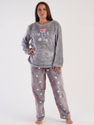 Теплый домашний костюм из велсофта VIENETTA 3030950254