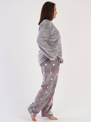 Купить Теплый домашний костюм из велсофта VIENETTA 3030950254 в Украина в Lingerie.ua - Одяг для дому та відпочинку, Фото 2