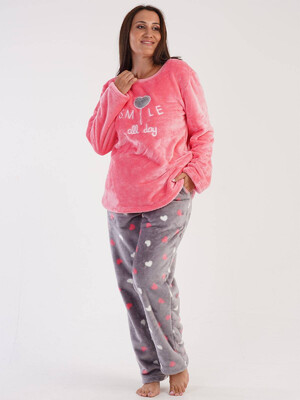 Купить Теплый домашний костюм из велсофта VIENETTA 3030950254 в Украина в Lingerie.ua - Одяг для дому та відпочинку, Фото 5