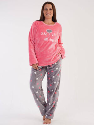 Купить Теплый домашний костюм из велсофта VIENETTA 3030950254 в Украина в Lingerie.ua - Одяг для дому та відпочинку, Фото 6