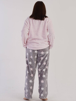 Купить Теплый домашний костюм из велсофта VIENETTA 3040703983 в Украина в Lingerie.ua - Одяг для дому та відпочинку, Фото 5