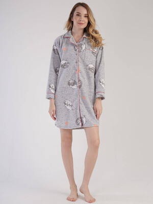 Купить Флісовий халат на ґудзиках VIENETTA 3030450275 в Украина