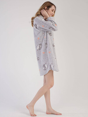 Купить Флисовый халат на пуговицах VIENETTA 3030450275 в Украина в Lingerie.ua - Одяг для дому та відпочинку, Фото 2