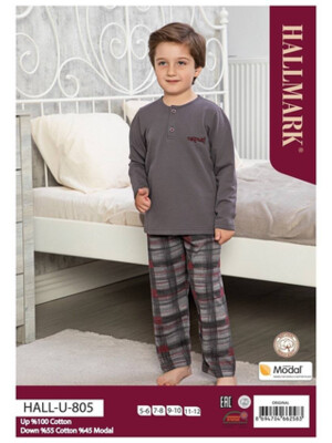 Купить Байковая пижама детская с длинным рукавом HALLMARK U-805 в Украина в Lingerie.ua - Одяг для дому та відпочинку, Фото 3