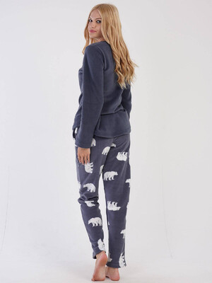 Купить Флисовый теплый костюм с брюками VIENETTA 3041760088 в Украина в Lingerie.ua - Одяг для дому та відпочинку, Фото 2