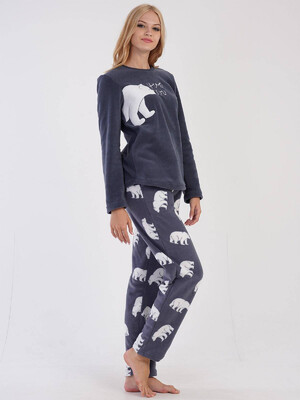 Купить Флисовый теплый костюм с брюками VIENETTA 3041760088 в Украина в Lingerie.ua - Одяг для дому та відпочинку, Фото 4