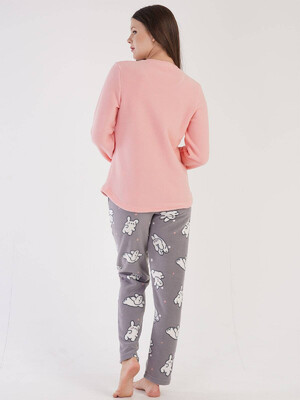 Купить Флисовый теплый домашний костюм VIENETTA 3040390235 в Украина в Lingerie.ua - Одяг для дому та відпочинку, Фото 3