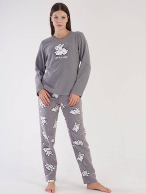 Купить Флисовый теплый домашний костюм VIENETTA 3040390235 в Украина в Lingerie.ua - Одяг для дому та відпочинку, Фото 4